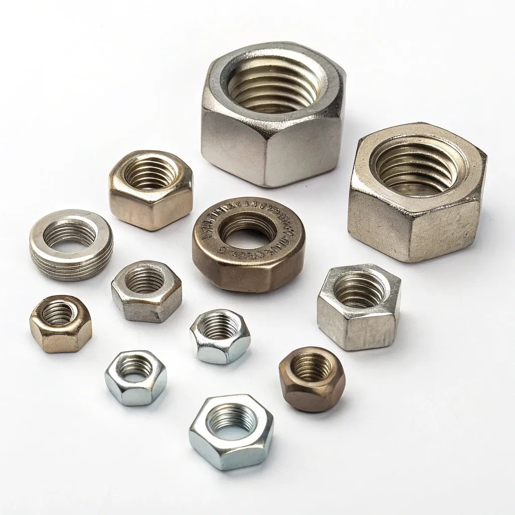 Assorted construction nuts